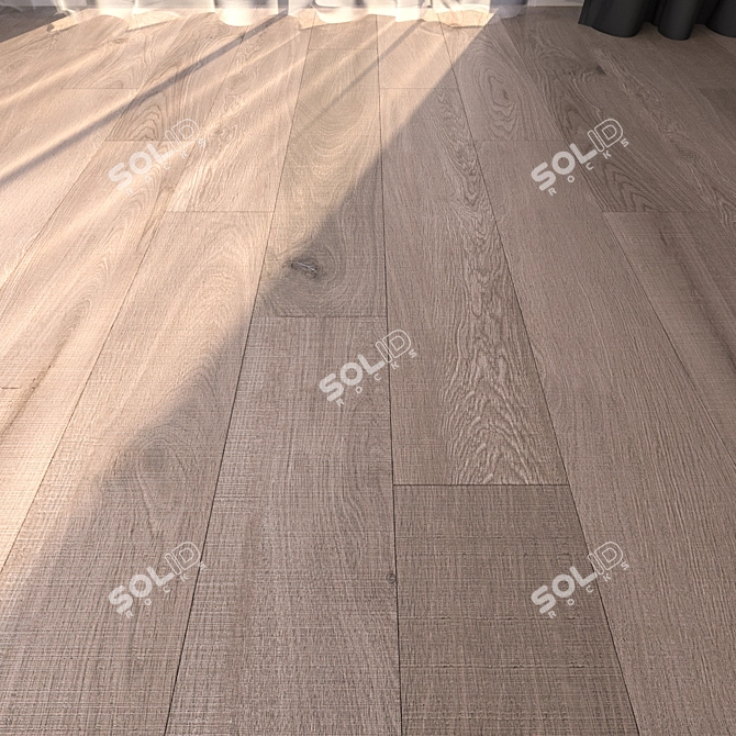 HD Parquet Floor: Stunning Textures 3D model image 1