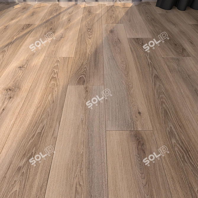 HD Parquet Floor Collection 3D model image 1