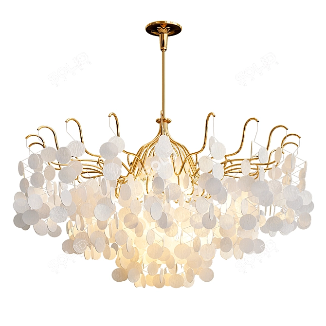 Elegant Chandelier Collection: Nimbus, Fandango, Sasha & Decorative - LL008 3D model image 2