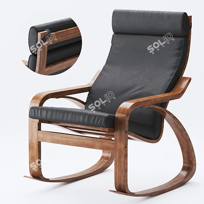 Modern Scandinavian Design Chair 3D model image 1