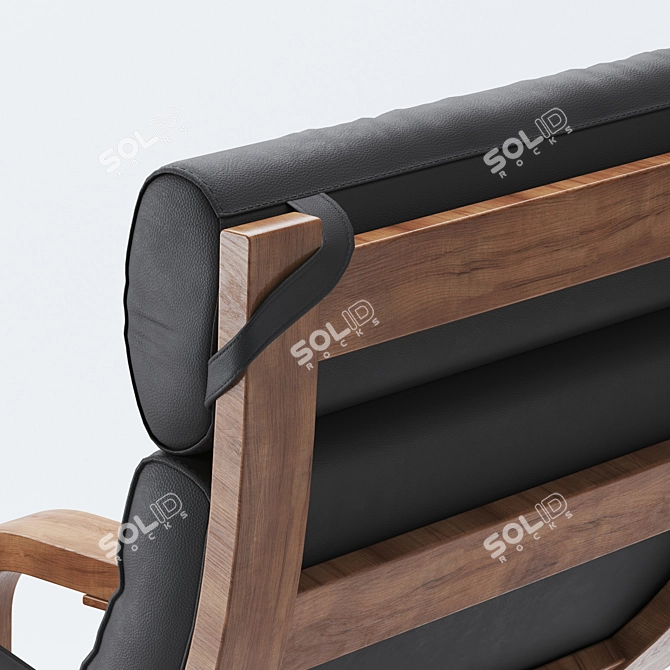 Modern Scandinavian Design Chair 3D model image 3