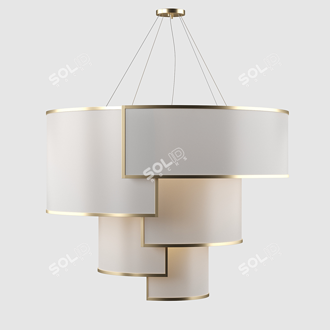 Italian Designer IL Paralume Marina Pendant Lamp 3D model image 2