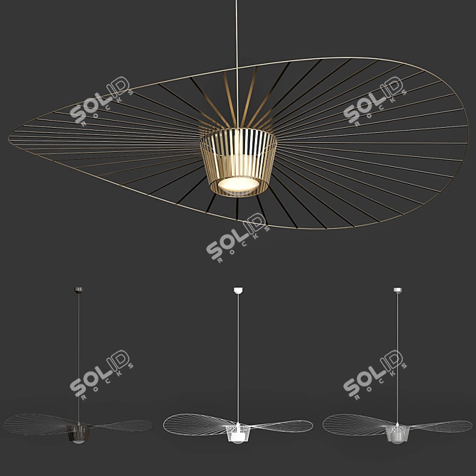 Petite Vertigo Ceiling Light 3D model image 1