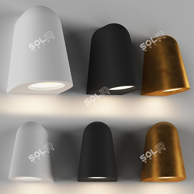 Astro Mast Outdoor Wall Light 3D model image 1