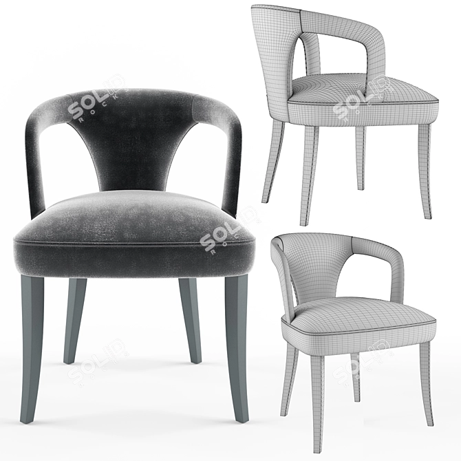 Mary Q Chair: Sleek Design and Comfort 3D model image 2