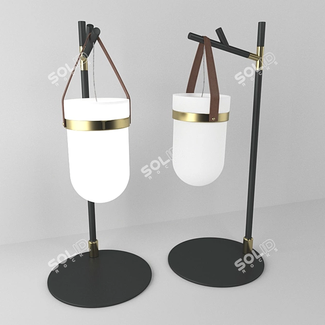 Campo Almon Lamp: Aromatic Elegance 3D model image 1