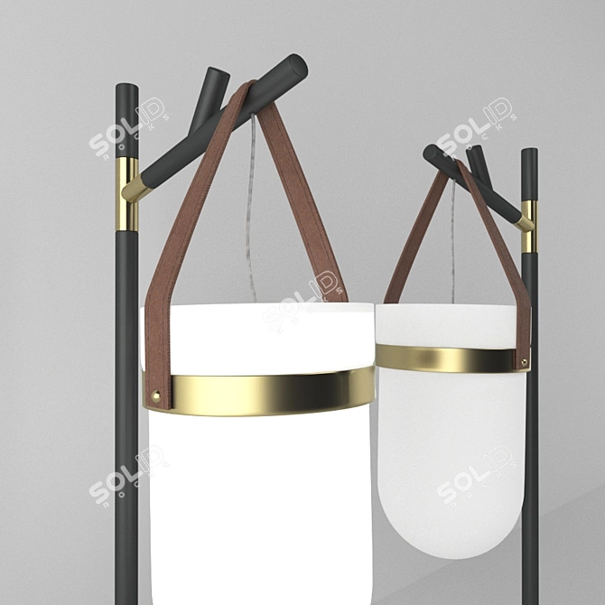 Campo Almon Lamp: Aromatic Elegance 3D model image 2