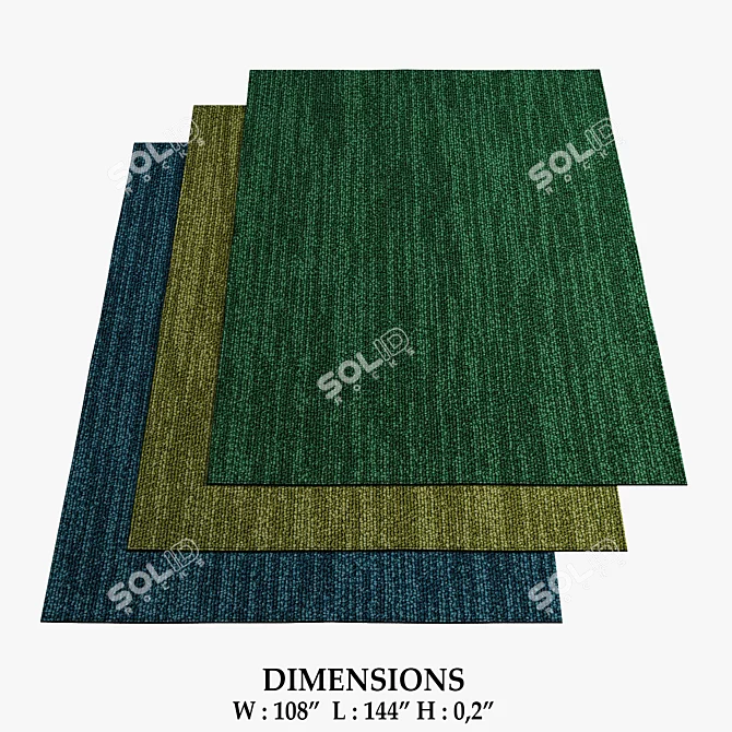 Vorwerk Rugs_525: Superior Sonic Collection 3D model image 1