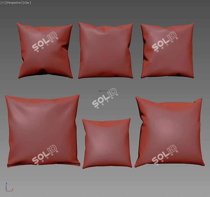 Eichholtz Pillow Collection: Domayne, Baronesa, Desvignes, Ferrand 3D model image 2