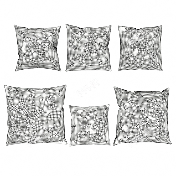 Eichholtz Pillow Collection: Domayne, Baronesa, Desvignes, Ferrand 3D model image 3