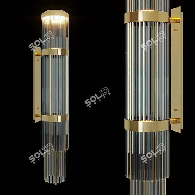 Pharo Luxury Wall Sconce 3D model image 1