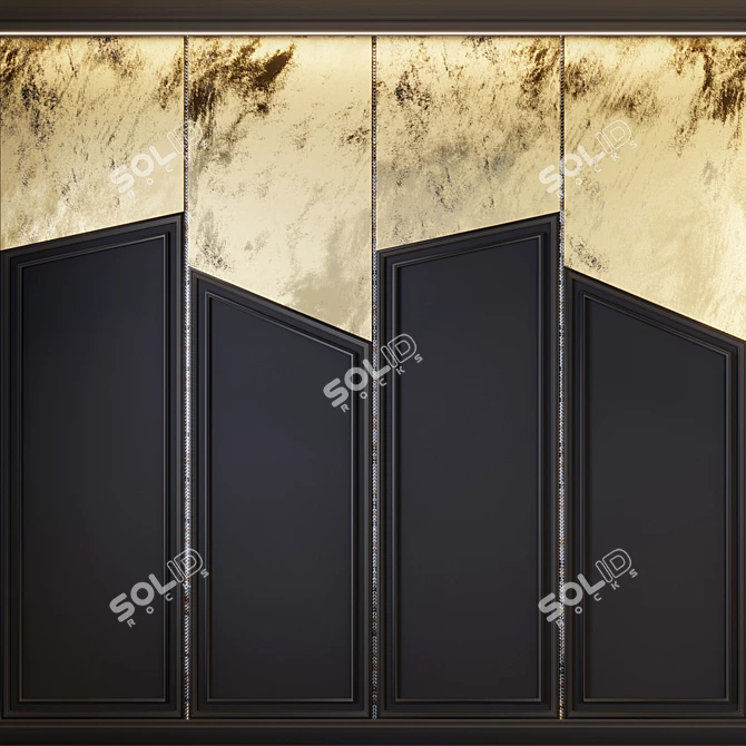 Elegant Decorative Panel - 3250 x 3230 3D model image 1