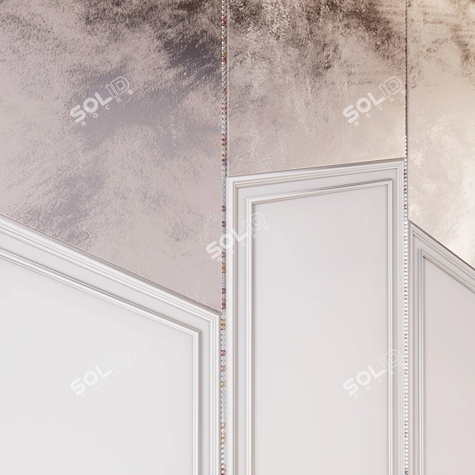 Elegant Decorative Panel - Perfect for Modern Interior 3D model image 2
