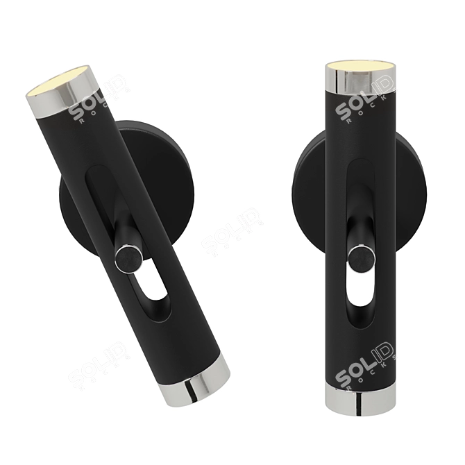 Modern Ambit Wall Sconce: Elegant Illumination 3D model image 1