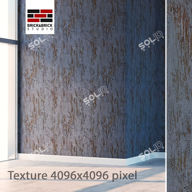 Seamless Metal Texture Kit 3D model image 1