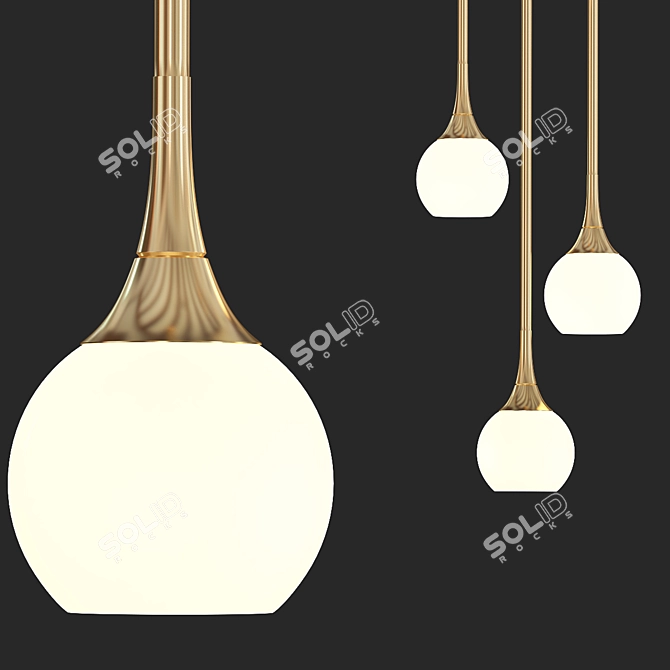 Stylish Illumination: George Kovacs Chandeliers 3D model image 1