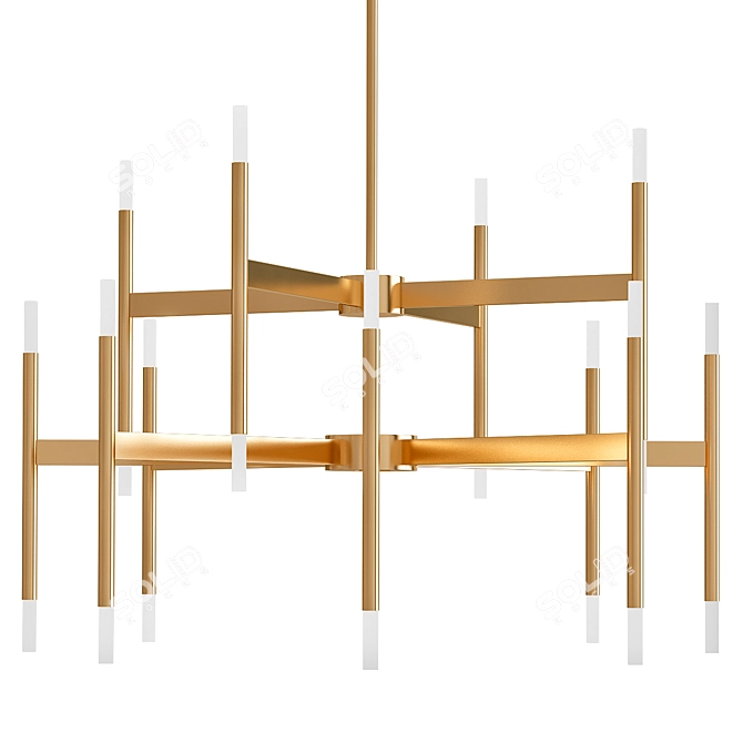 Elegant Lighting Statement: Elan Chandeliers 3D model image 1