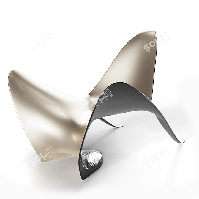 Manta: The Elegant Airborne Chair 3D model image 1