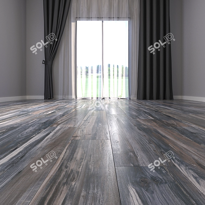 HD Parquet Floor Textures 3D model image 2