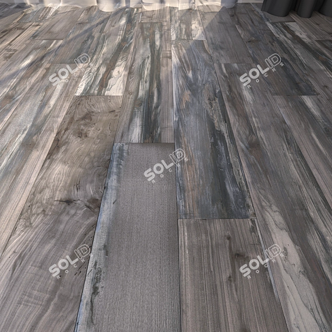 HD Parquet Floor Texture Bundle 3D model image 1