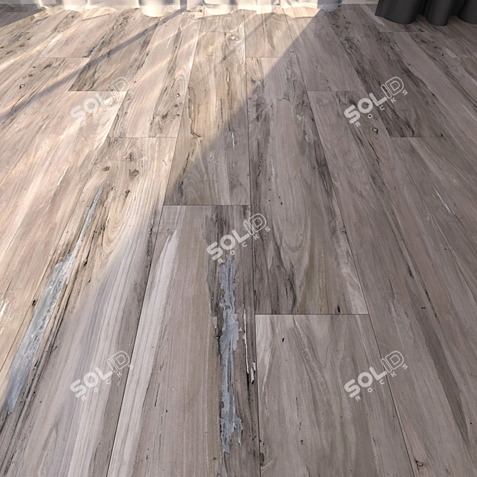 HD Parquet Floor Textures 3D model image 1