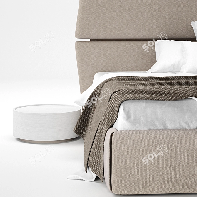 Riialto Pianca Bed: Sleek Design for Stylish Comfort 3D model image 7