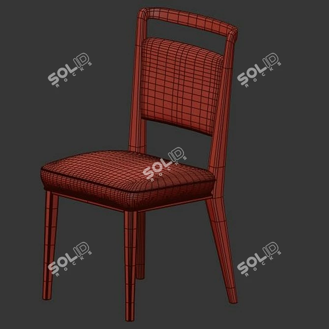 MILÀ Contemporary Chair - Volpi Sedie e Mobili 3D model image 3