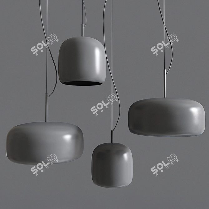 Vistosi Jubi SP1 Pendant Lamp 3D model image 2