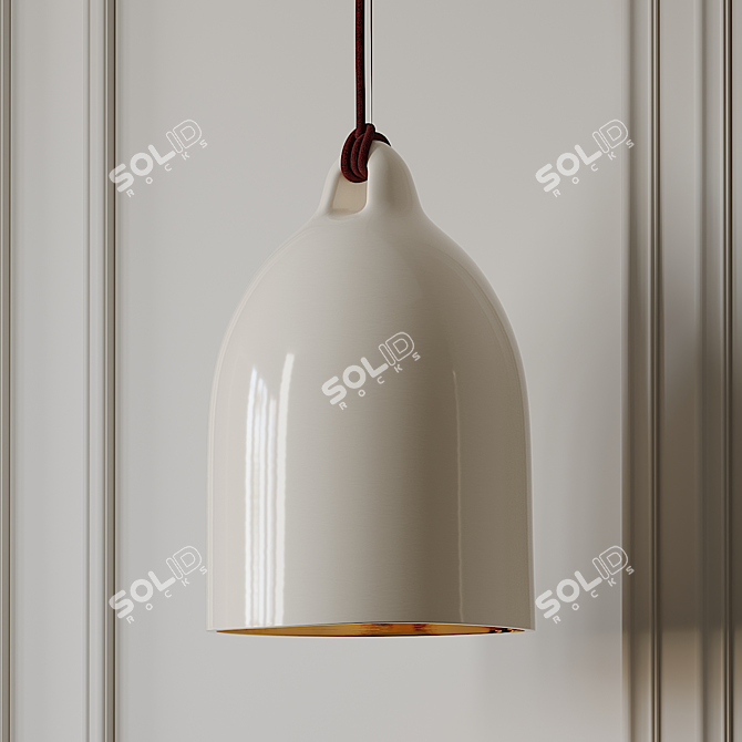 Sleek Buffer Lamp by Wieki 3D model image 3