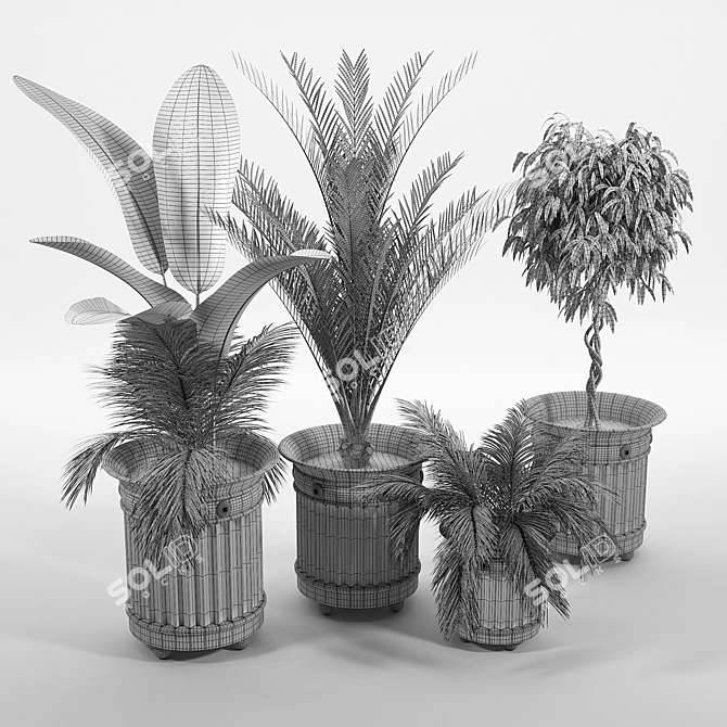 Elevate Your Garden with the Prescott Planter 3D model image 3