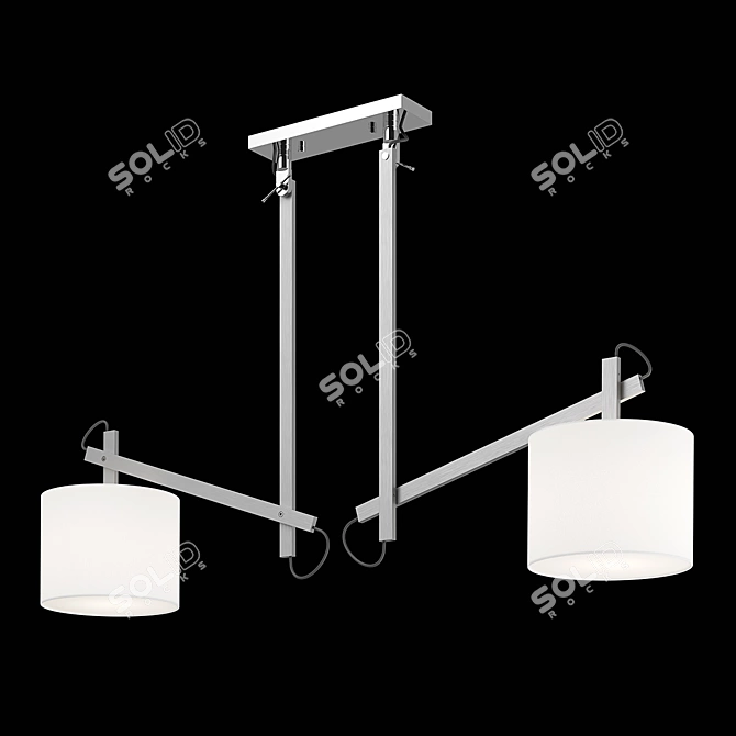 Meccano Lightstar Chandelier - Modern Elegance for Your Space 3D model image 1