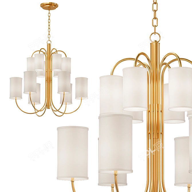 Rustic Elegance: Hudson Valley Junius 3D model image 1