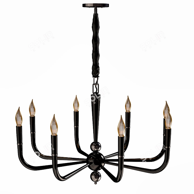 Elegance Illuminated: CANDELA Chandelier 3D model image 1