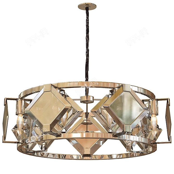 Elegance Illuminated: CANDELA_7 Chandelier 3D model image 1