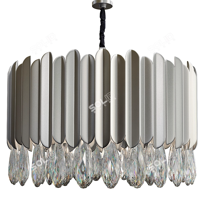 Elegant Crystal Chandelier: CANDELA_9 3D model image 1