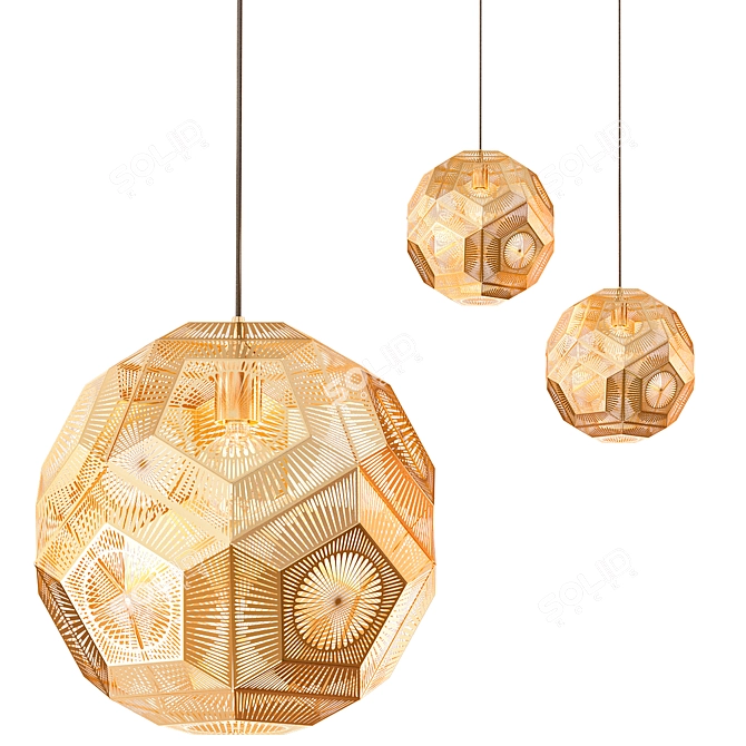 Stunning CANDELA_17 Chandelier 3D model image 1