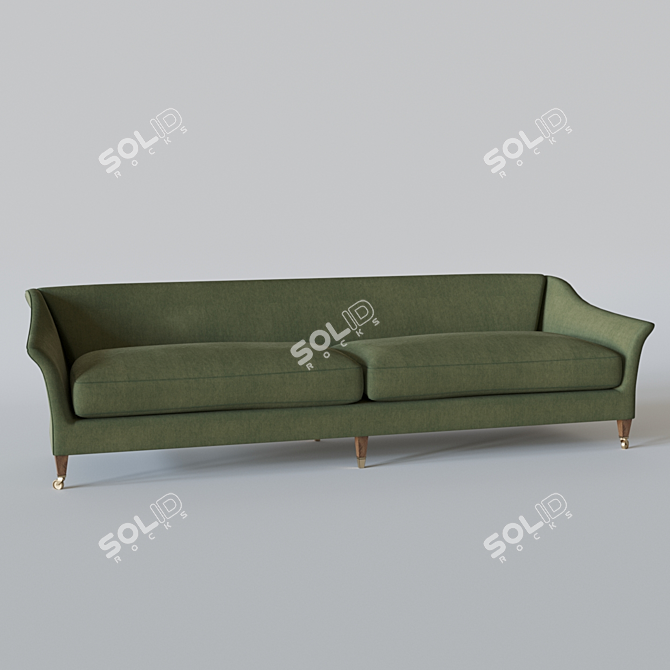 Rose Uniacke Luxury Sofa 3D model image 1