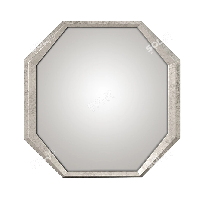 Stella Mirror: Handcrafted Elegance 3D model image 2