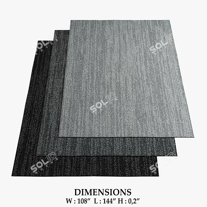 Superior 1052 SL Sonic Rugs 3D model image 1