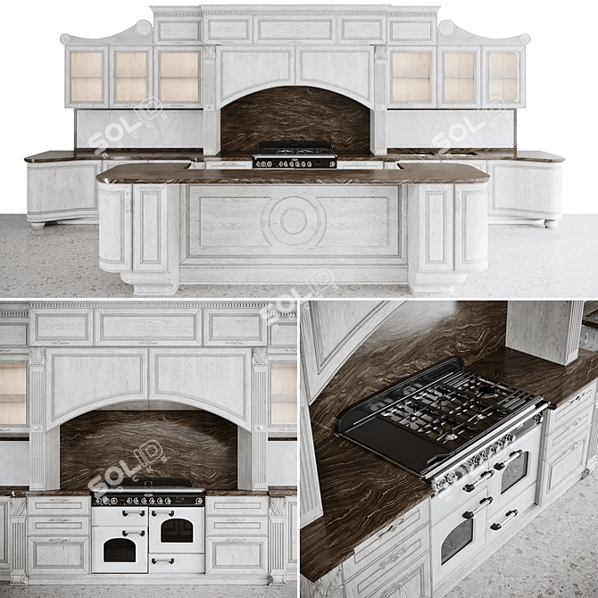 Pantheon Kitchen Set 3D model image 2