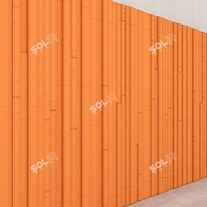 Premium Wood Panel Texture - 3D Max, OBJ, FBX, 3DS 3D model image 3