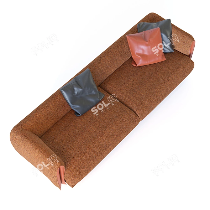 Bonaldo Saddle 2-Seater Sofa 3D model image 3