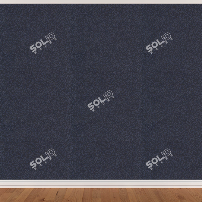 Seamless Wallpaper Set in 3 Colors 3D model image 2