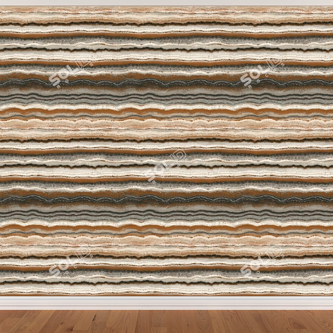 Seamless Wallpaper Set (3 Colors) 3D model image 3