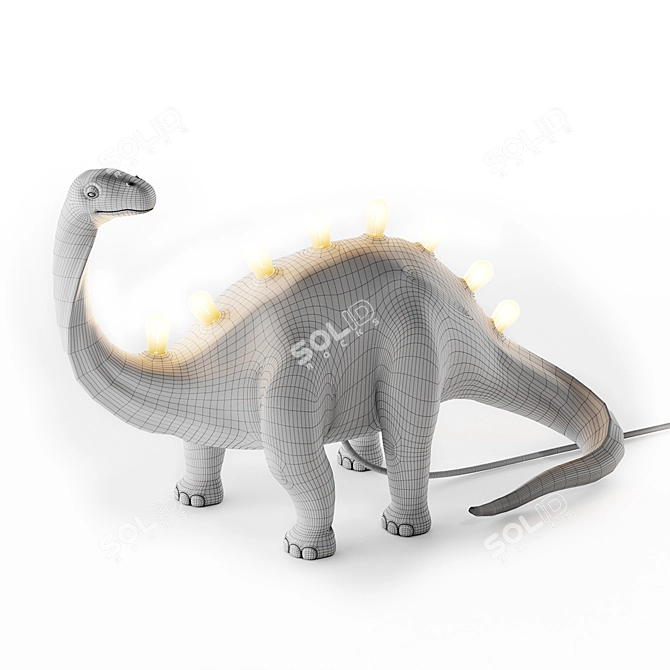 Mesozoic Era Table Lamp 3D model image 2