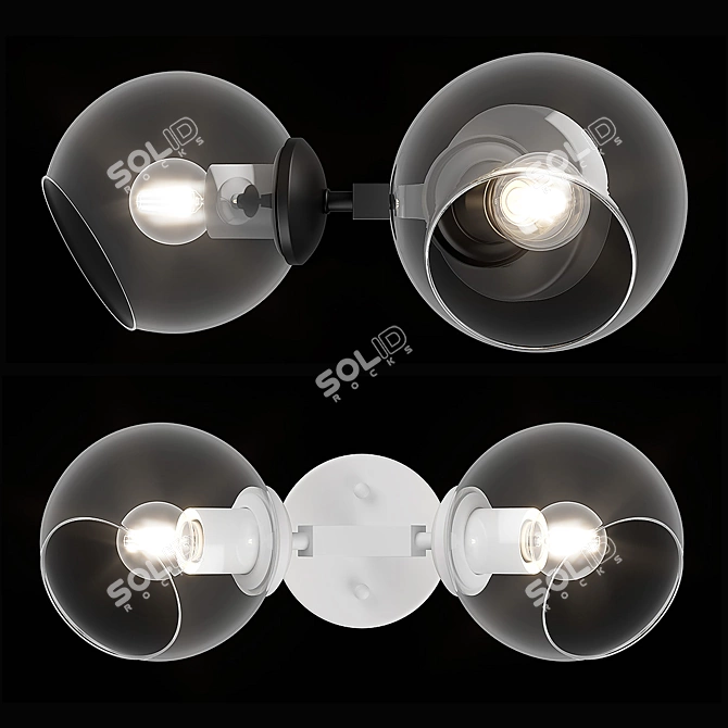 Beta Lightstar Bra with x = 6 - White, 7 - Black 3D model image 2
