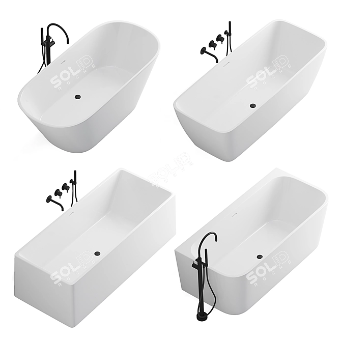 Sophisticated Devit Baths 3D model image 1