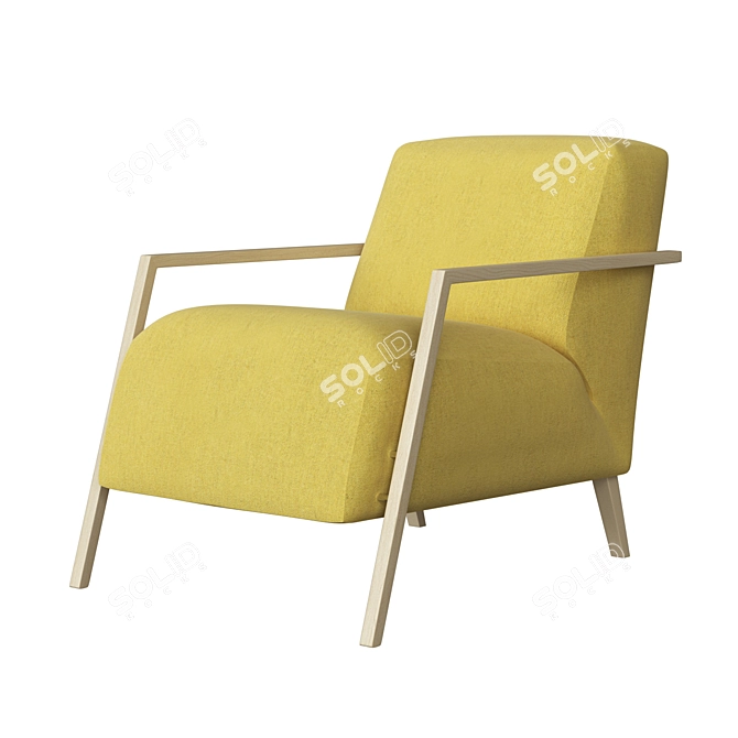 Cozy Foxi Armchair by Sits 3D model image 1