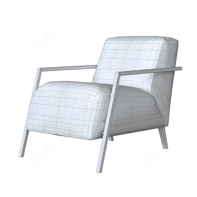 Cozy Foxi Armchair by Sits 3D model image 2