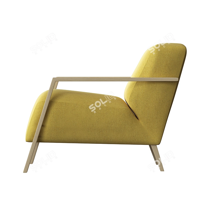 Cozy Foxi Armchair by Sits 3D model image 3